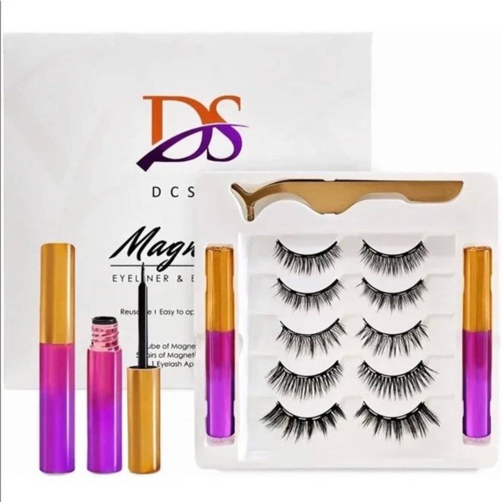 3D Magnetic Eyelash Kit with Lashes- No Glue Needed